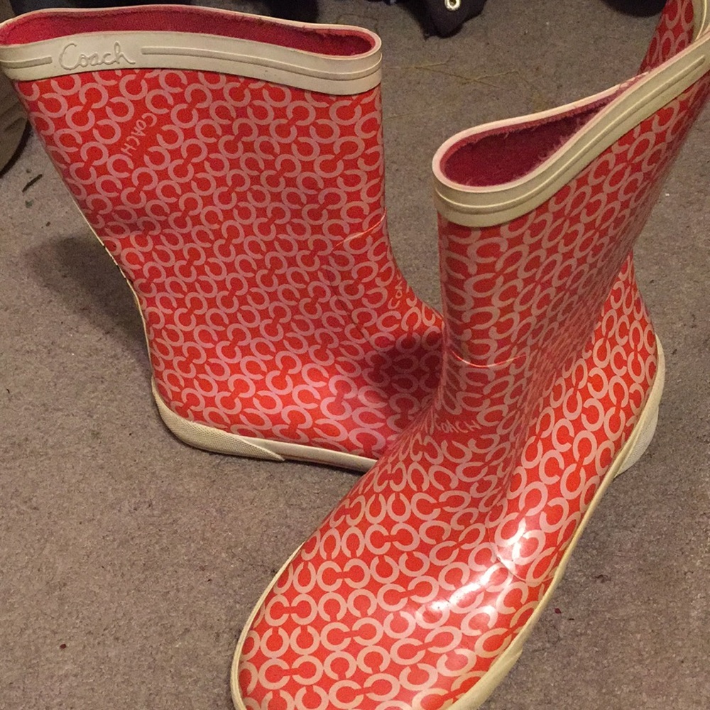 Coach Rain Boots